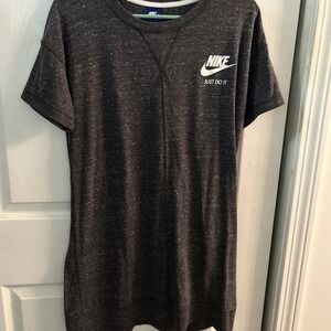 Nike Swoosh Logo Just Do It Knit Women's Dress Medium
